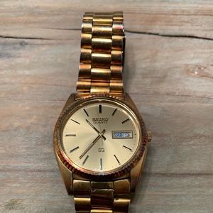 Seiko Watch Gold